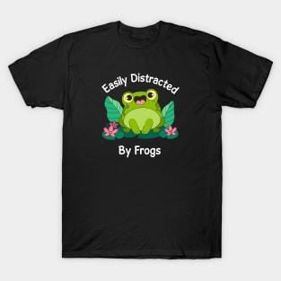 Easily Distracted By CUte Frogs T-Shirt